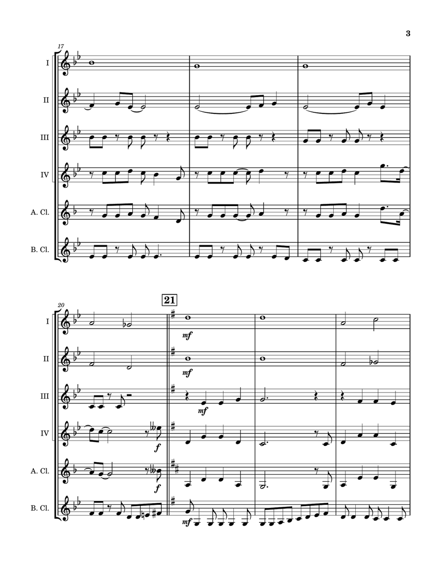 You'll Be In My Heart You'll Be In My Heart Clarinet Quintet scores gallery preview page 4