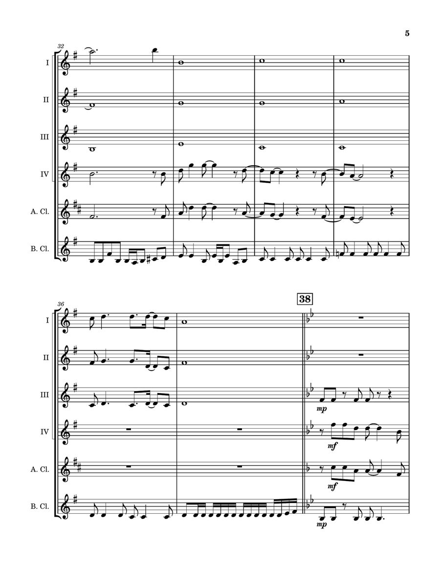 You'll Be In My Heart You'll Be In My Heart Clarinet Quintet scores gallery preview page 6
