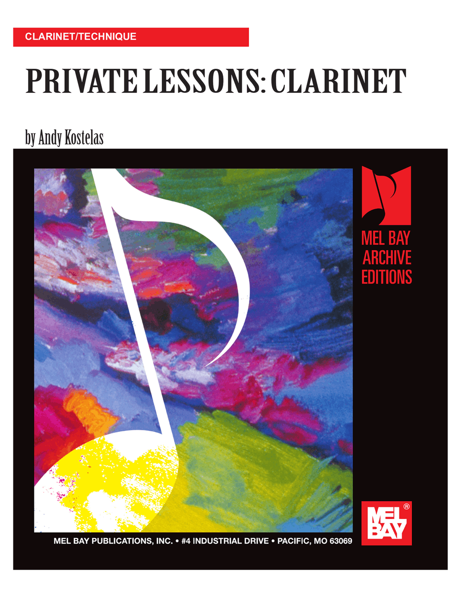Private Lessons: Clarinet Clarinet scores gallery preview page 1