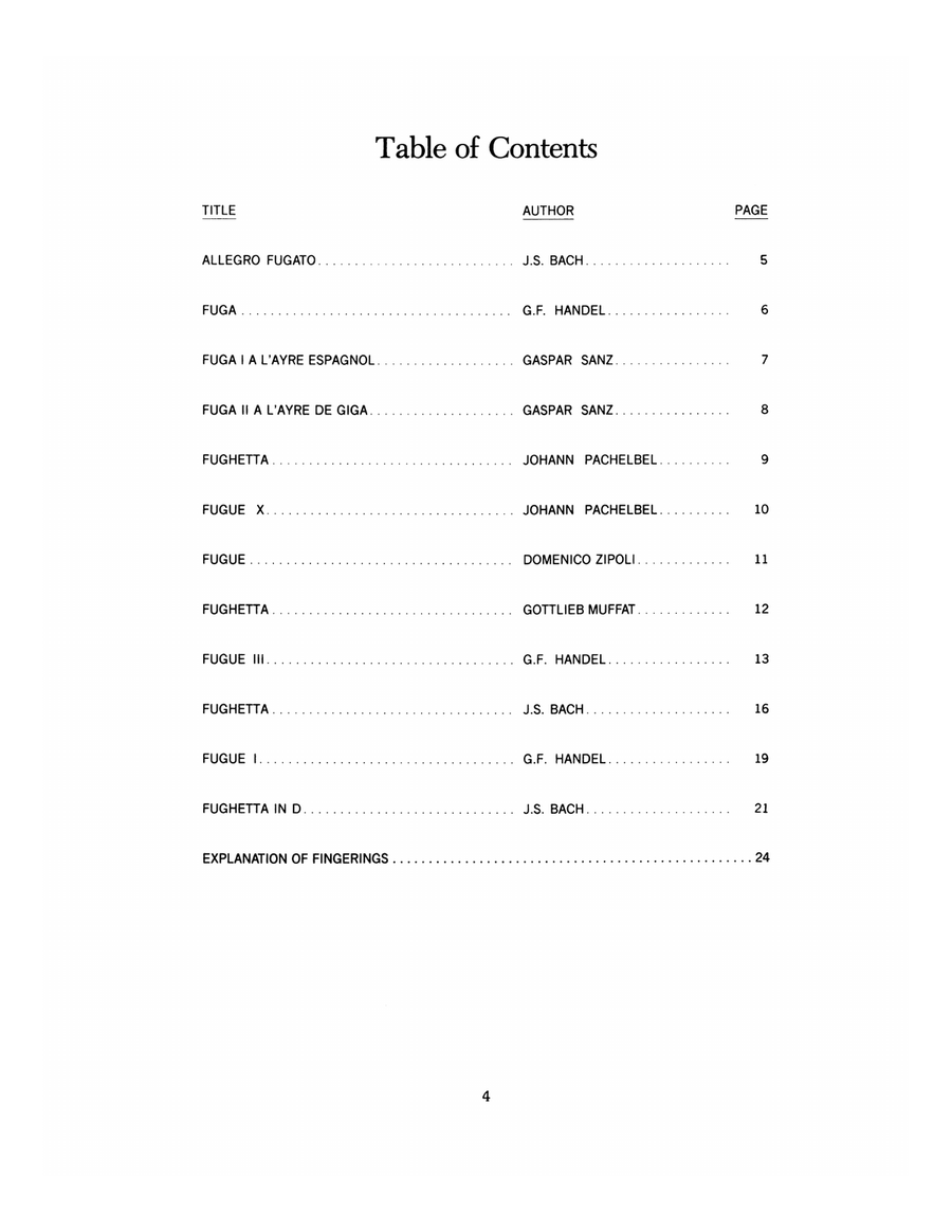 Fugues for the Classical Guitar Acoustic Guitar scores gallery preview page 5