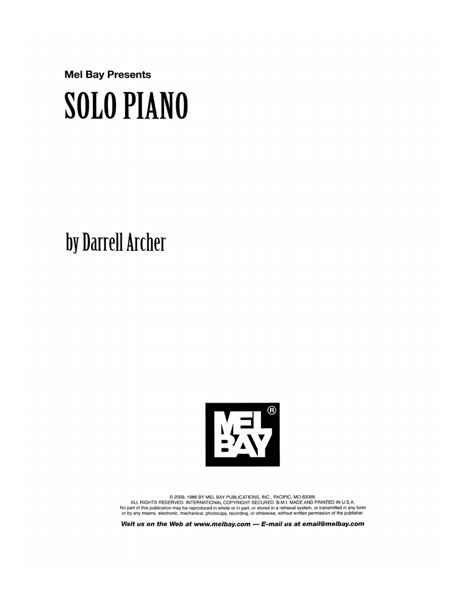 Solo Piano Solo Piano Piano Solo scores gallery preview page 2