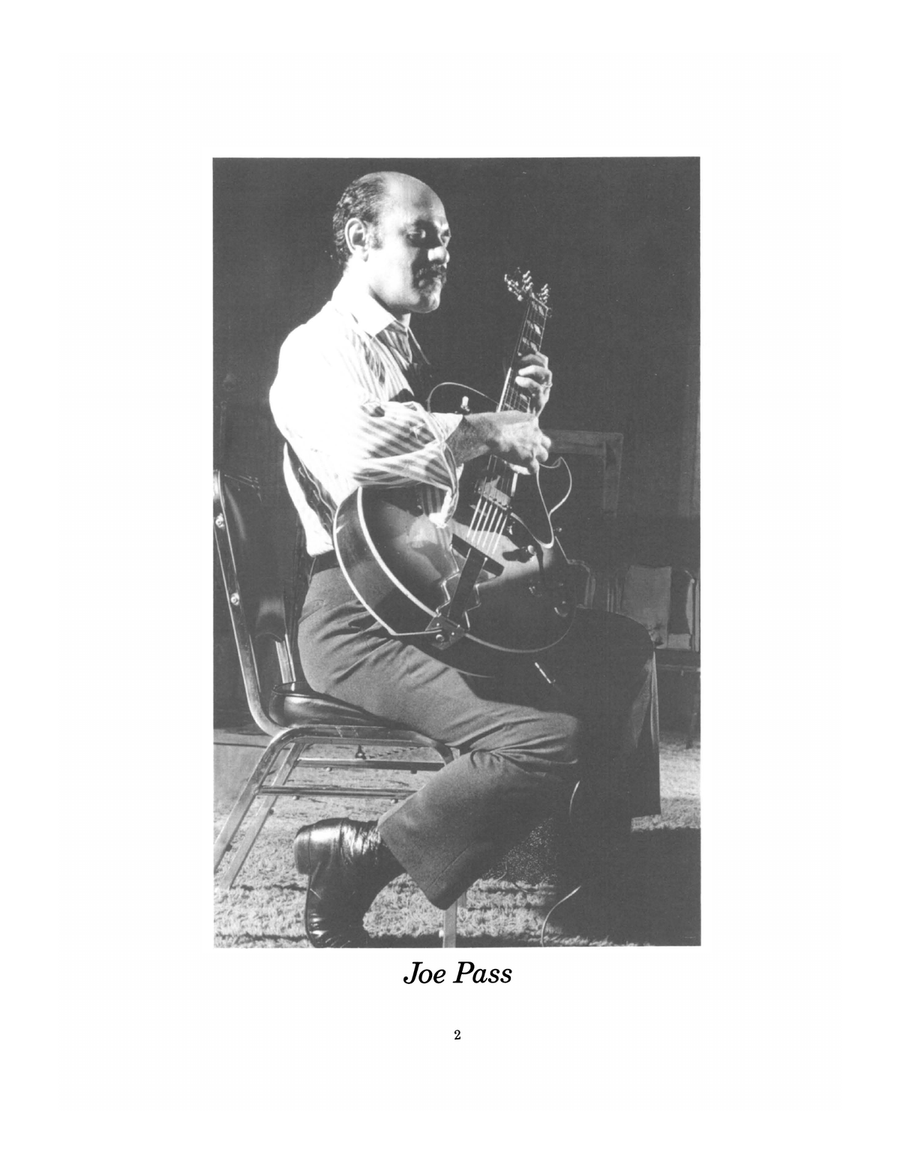 Joe Pass Plays the Blues Joe Pass Plays the Blues Electric Guitar scores gallery preview page 3