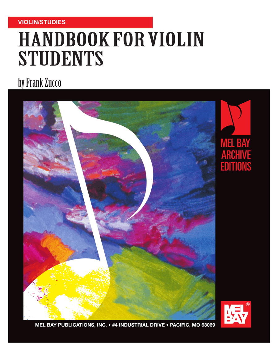 Handbook for Violin Students Violin scores gallery preview page 1