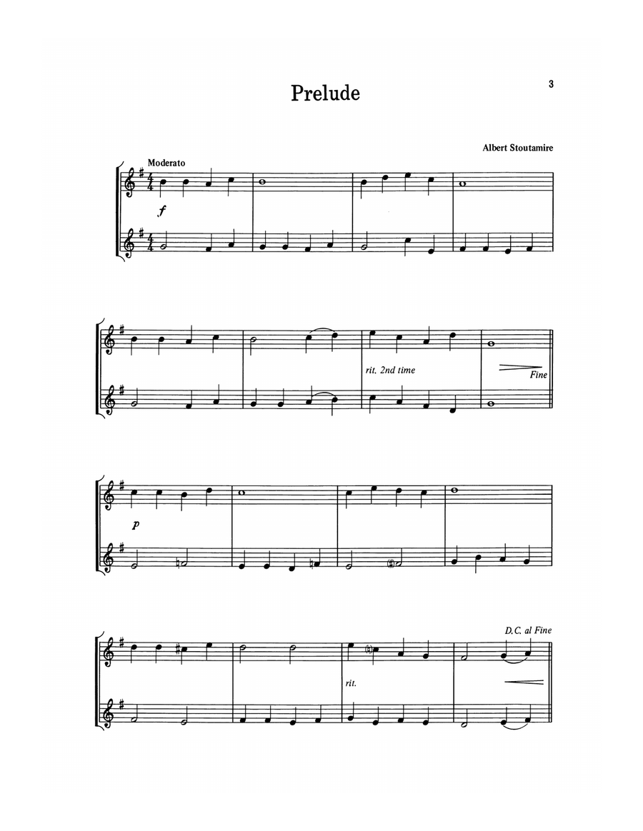 Duets For Festival and Fun - B Flat Instruments Edition Trumpet scores gallery preview page 4
