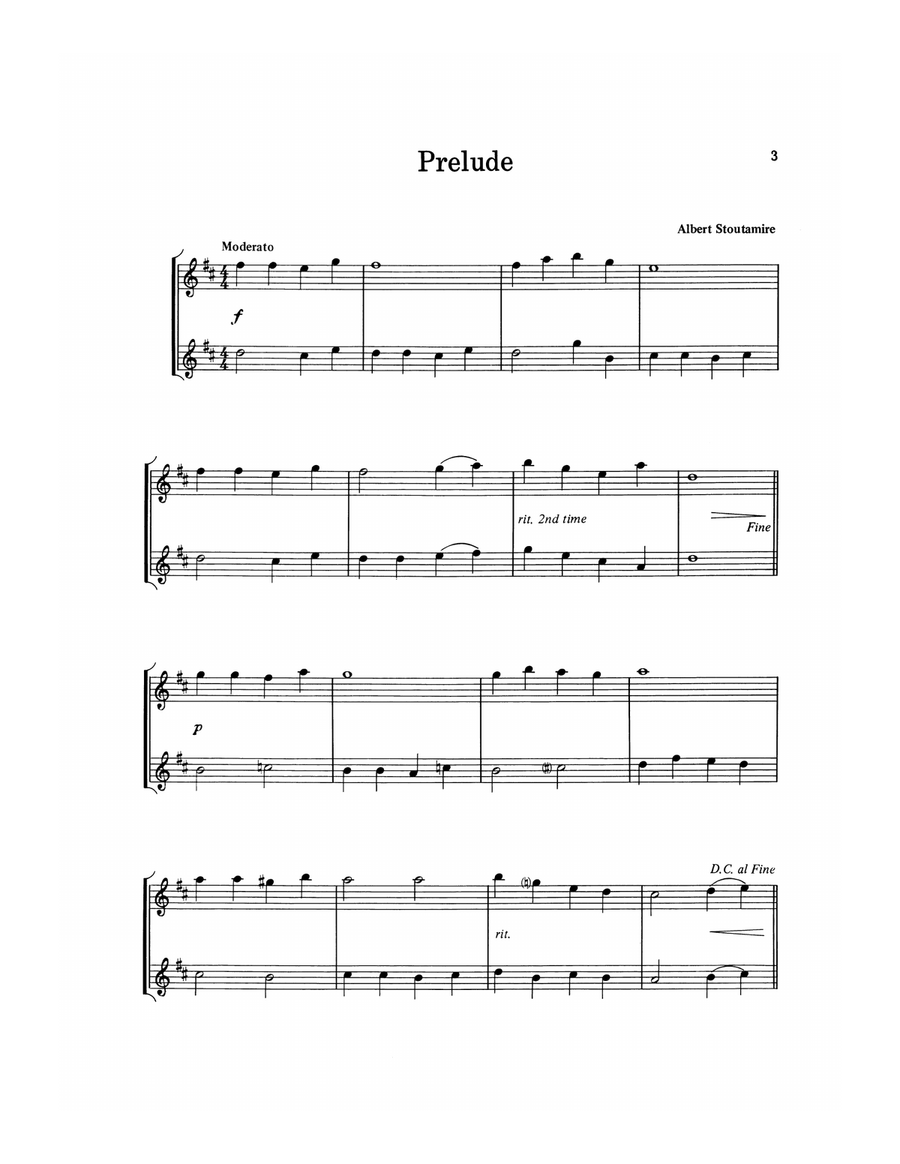 Duets for Festival and Fun - E Flat Saxophone & Clarinet Edition Woodwind Duet scores gallery preview page 4