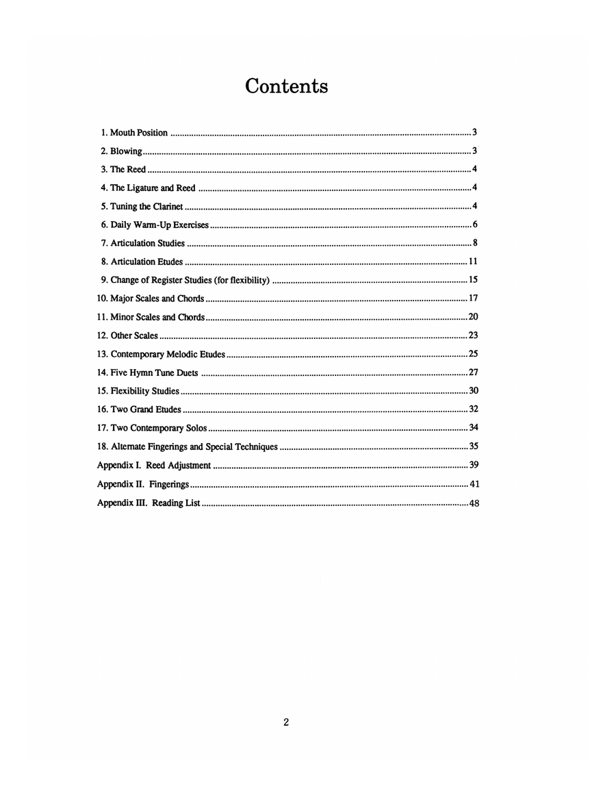Clarinet Handbook Clarinet Handbook Clarinet scores gallery preview page 3