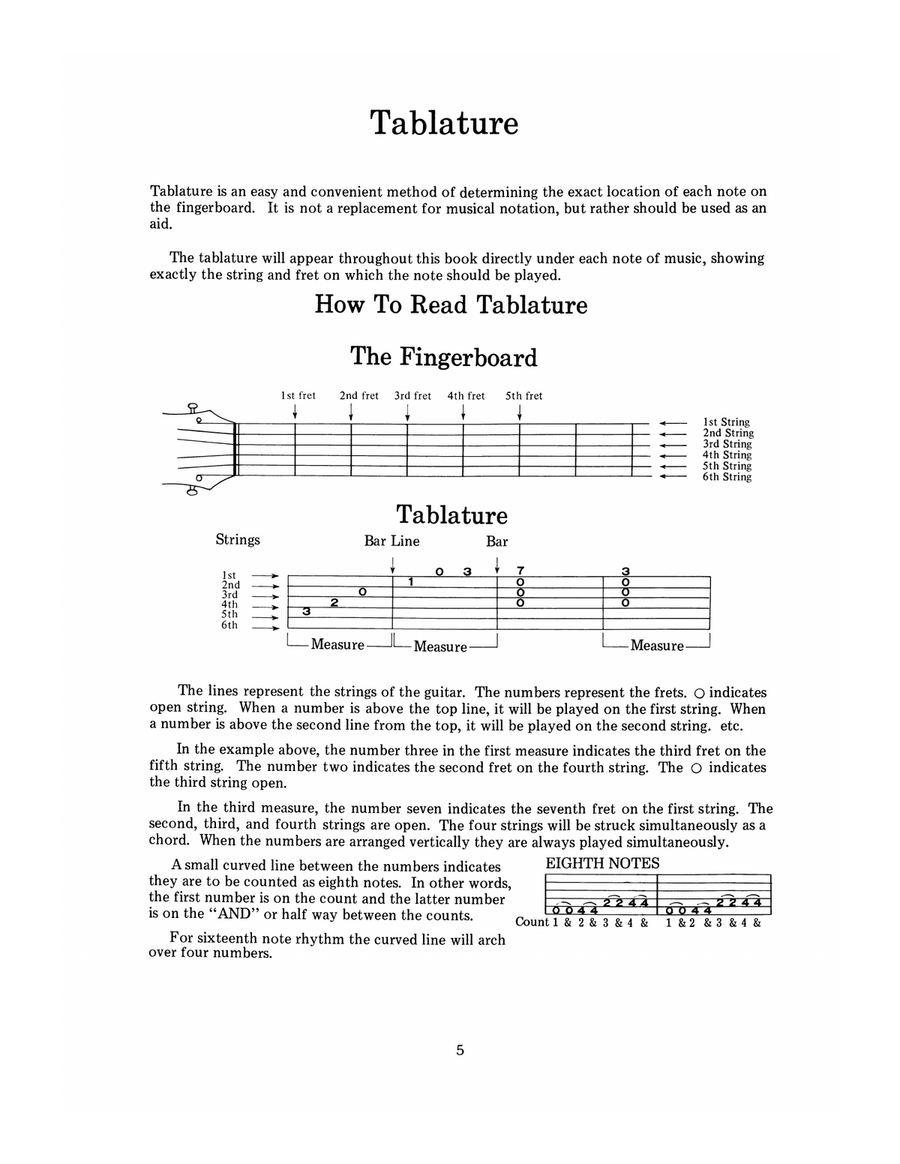 Fingerstyle Guitar Handbook Acoustic Guitar scores gallery preview page 6