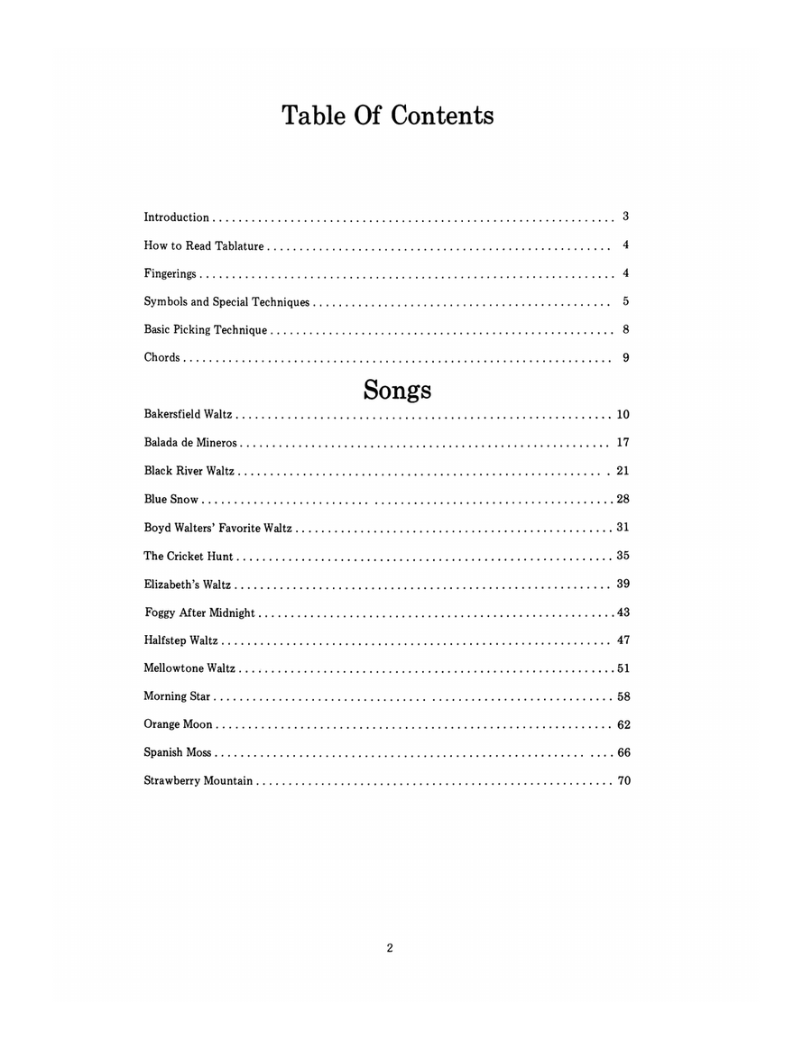 Country Ballads & Waltzes for Guitar Acoustic Guitar scores gallery preview page 3