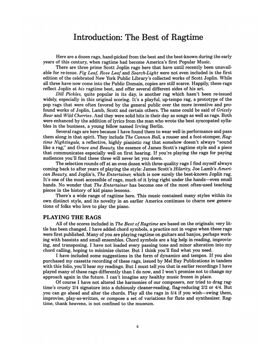 Max Morath's Best of Ragtime Piano Piano Solo scores gallery preview page 5