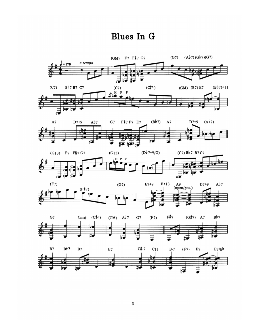 Joe Pass Live!! Joe Pass Live!! Electric Guitar scores gallery preview page 4