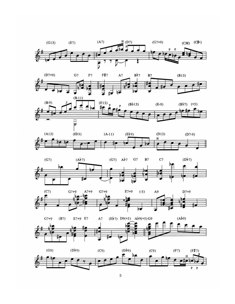 Joe Pass Live!! Joe Pass Live!! Electric Guitar scores gallery preview page 6
