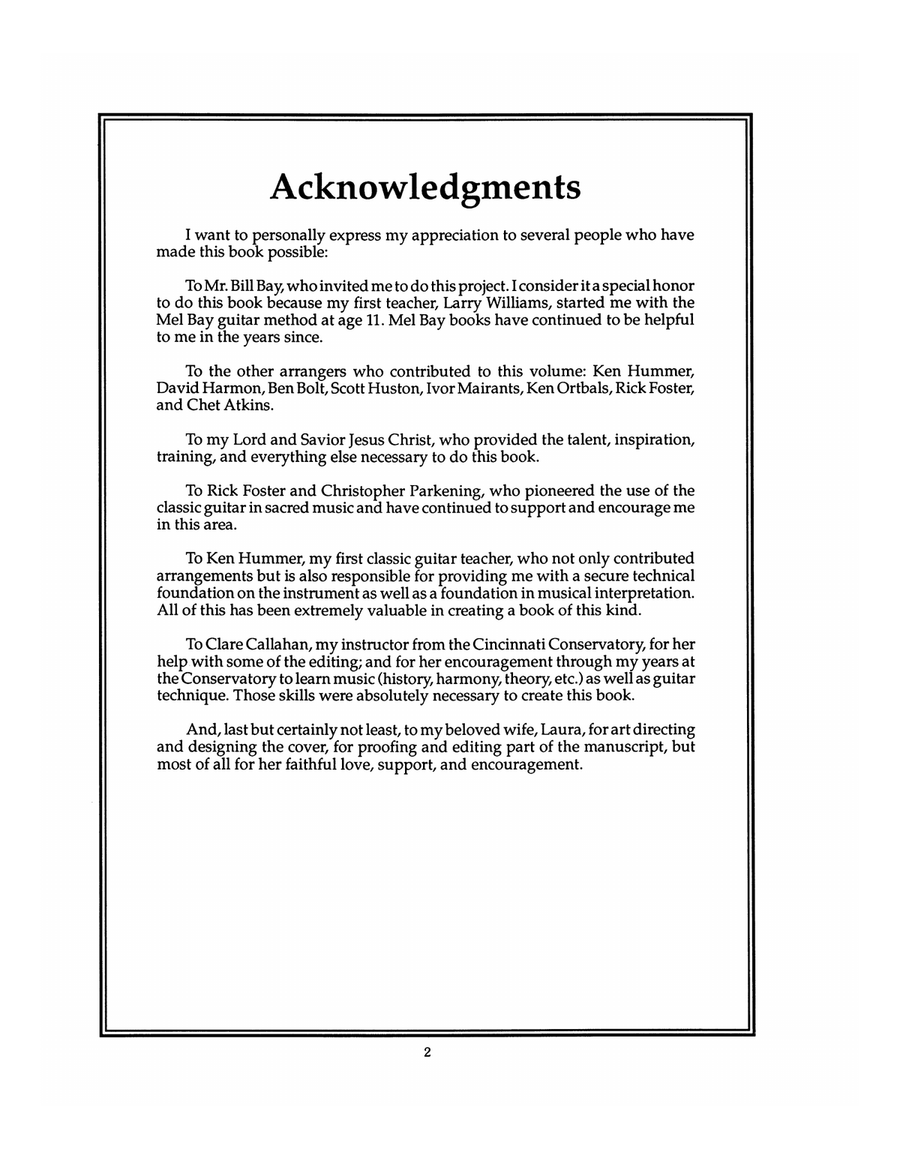 Hymns & Sacred Melodies for Guitar Acoustic Guitar scores gallery preview page 3
