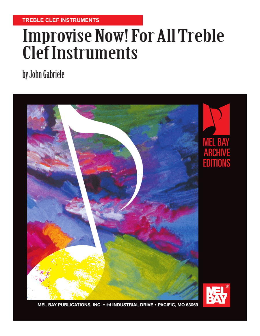 Improvise Now! For all Treble Clef Instruments Trumpet scores gallery preview page 1