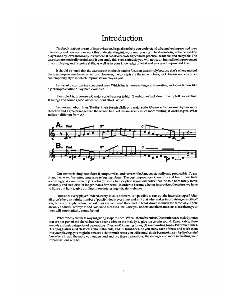 Improvise Now! For all Treble Clef Instruments Trumpet scores gallery preview page 4