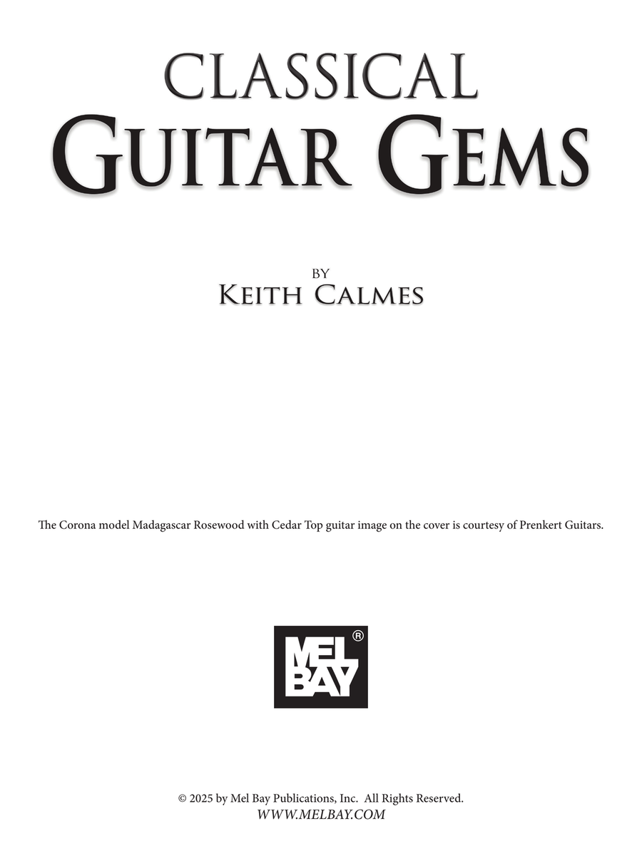 Classical Guitar Gems Classical Guitar Gems Acoustic Guitar scores gallery preview page 2