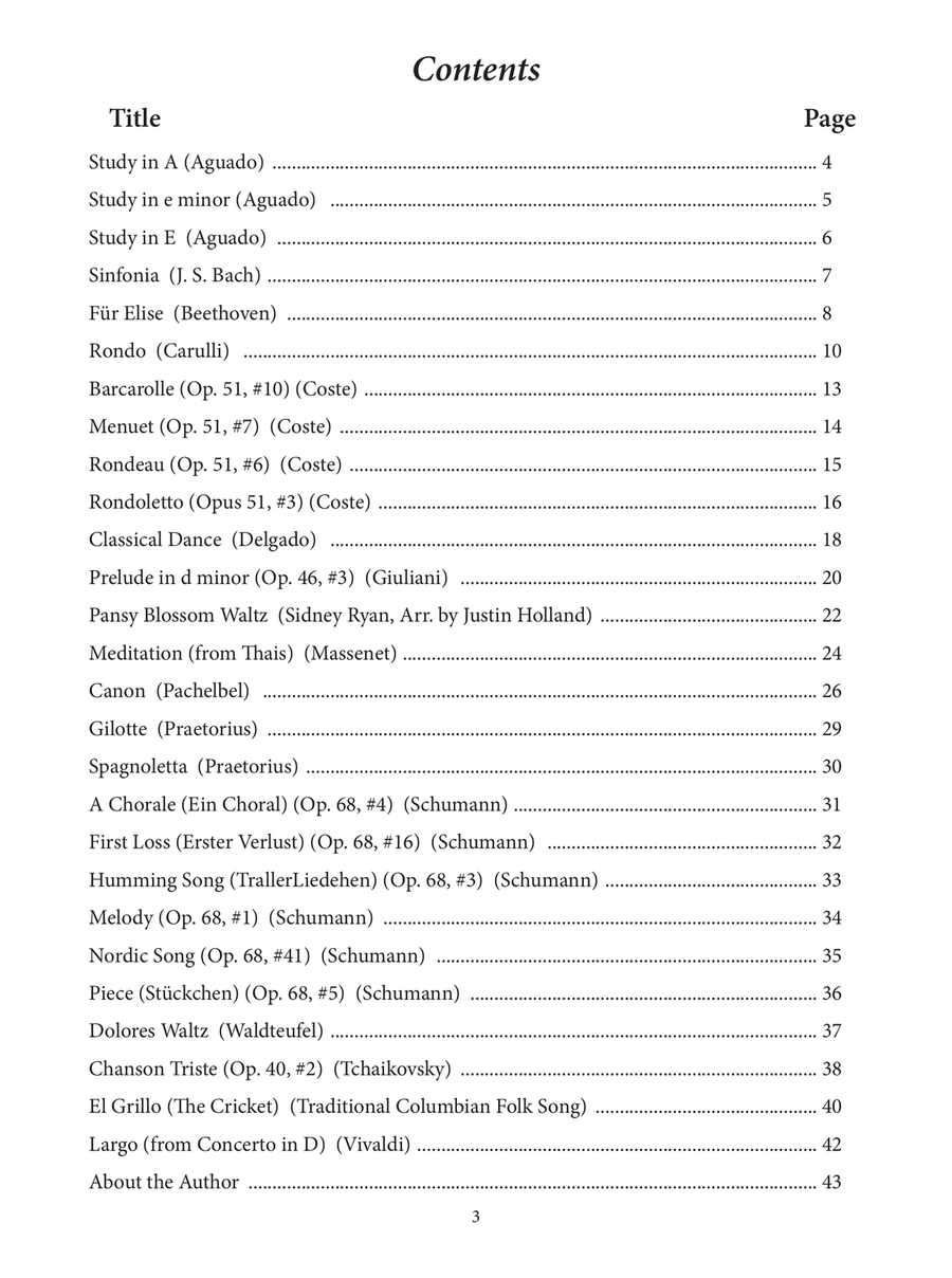 Classical Guitar Gems Classical Guitar Gems Acoustic Guitar scores gallery preview page 4