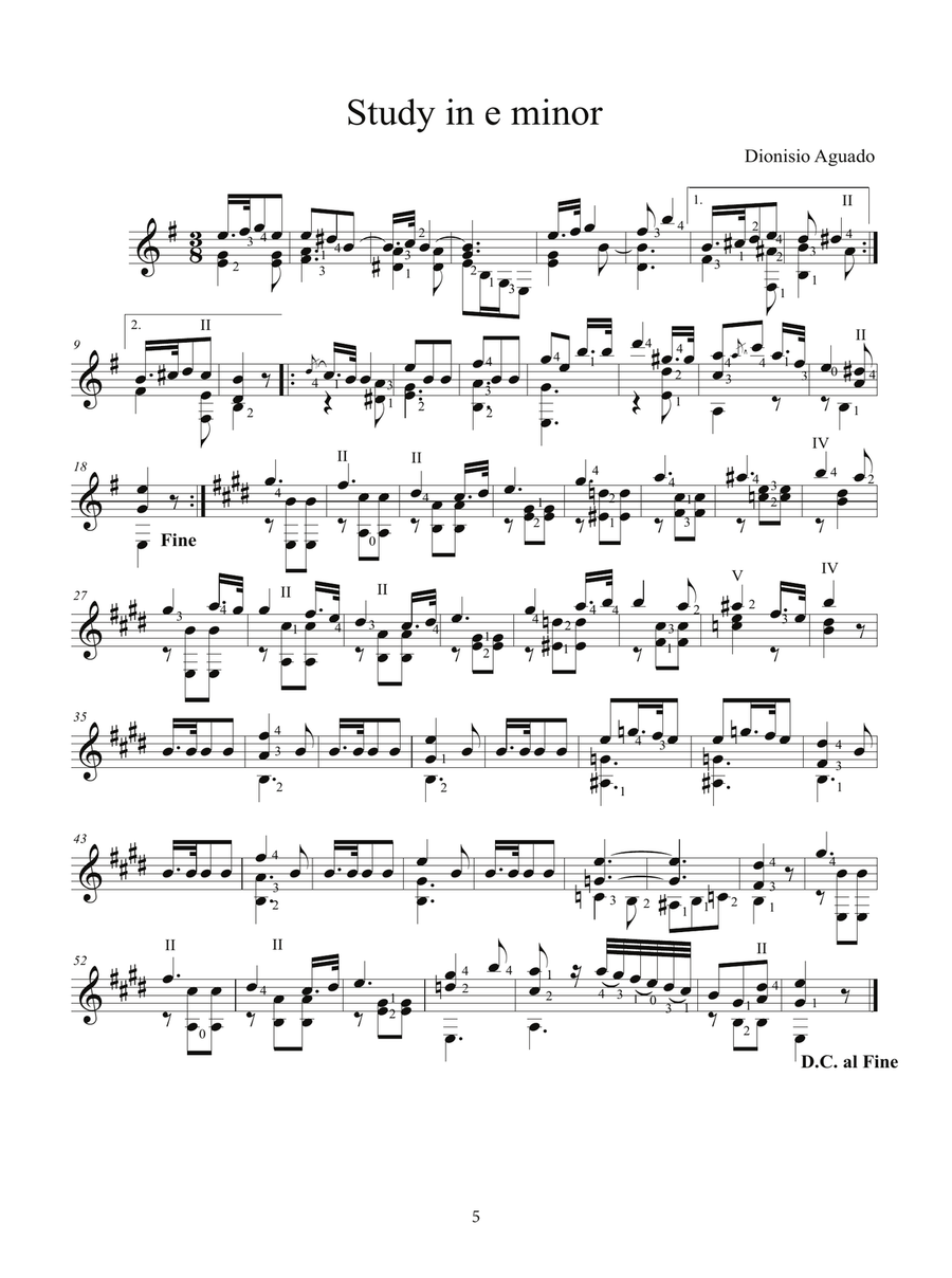 Classical Guitar Gems Classical Guitar Gems Acoustic Guitar scores gallery preview page 6