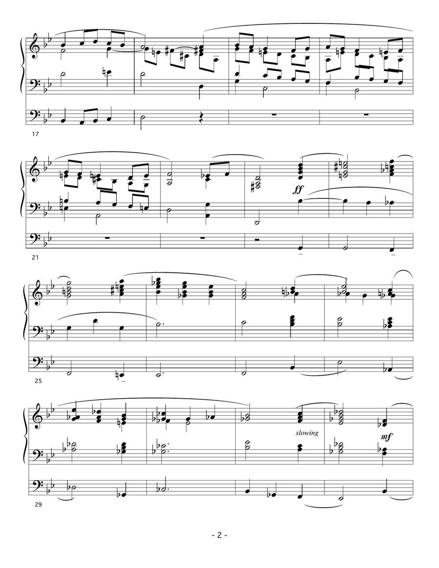 Prelude and Fugue Prelude and Fugue Organ Solo scores gallery preview page 2