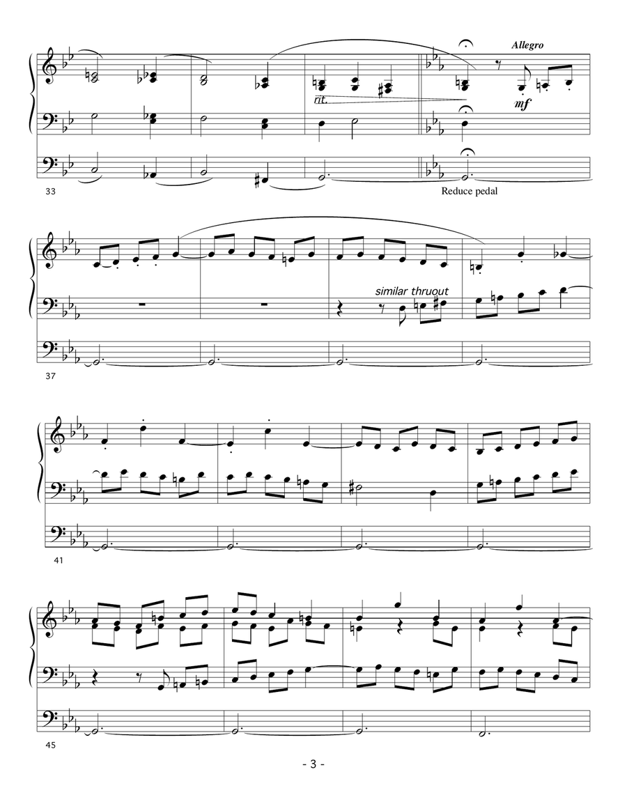 Prelude and Fugue Prelude and Fugue Organ Solo scores gallery preview page 3