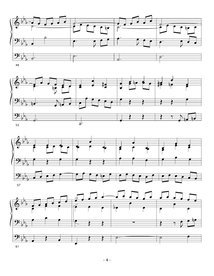 Prelude and Fugue Prelude and Fugue Organ Solo scores gallery preview page 4