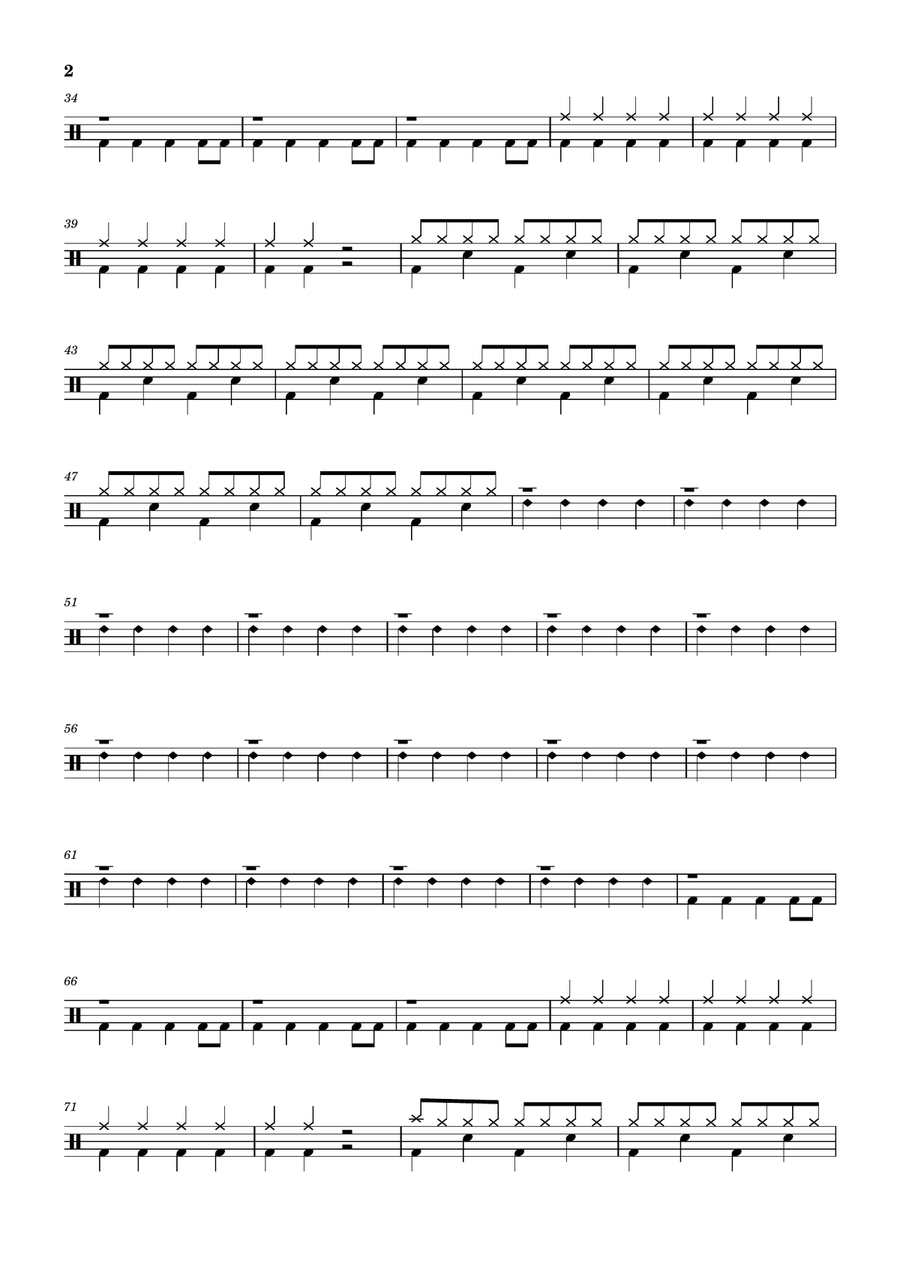 What Do You Mean? What Do You Mean? Drum Set scores gallery preview page 2