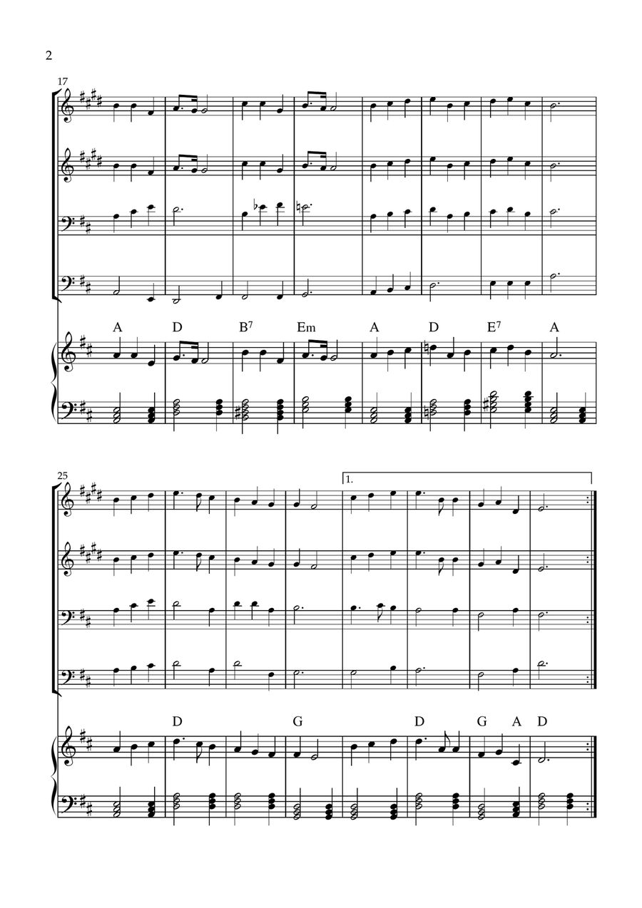 Great Is Thy Faithfulness Small Ensemble scores gallery preview page 2