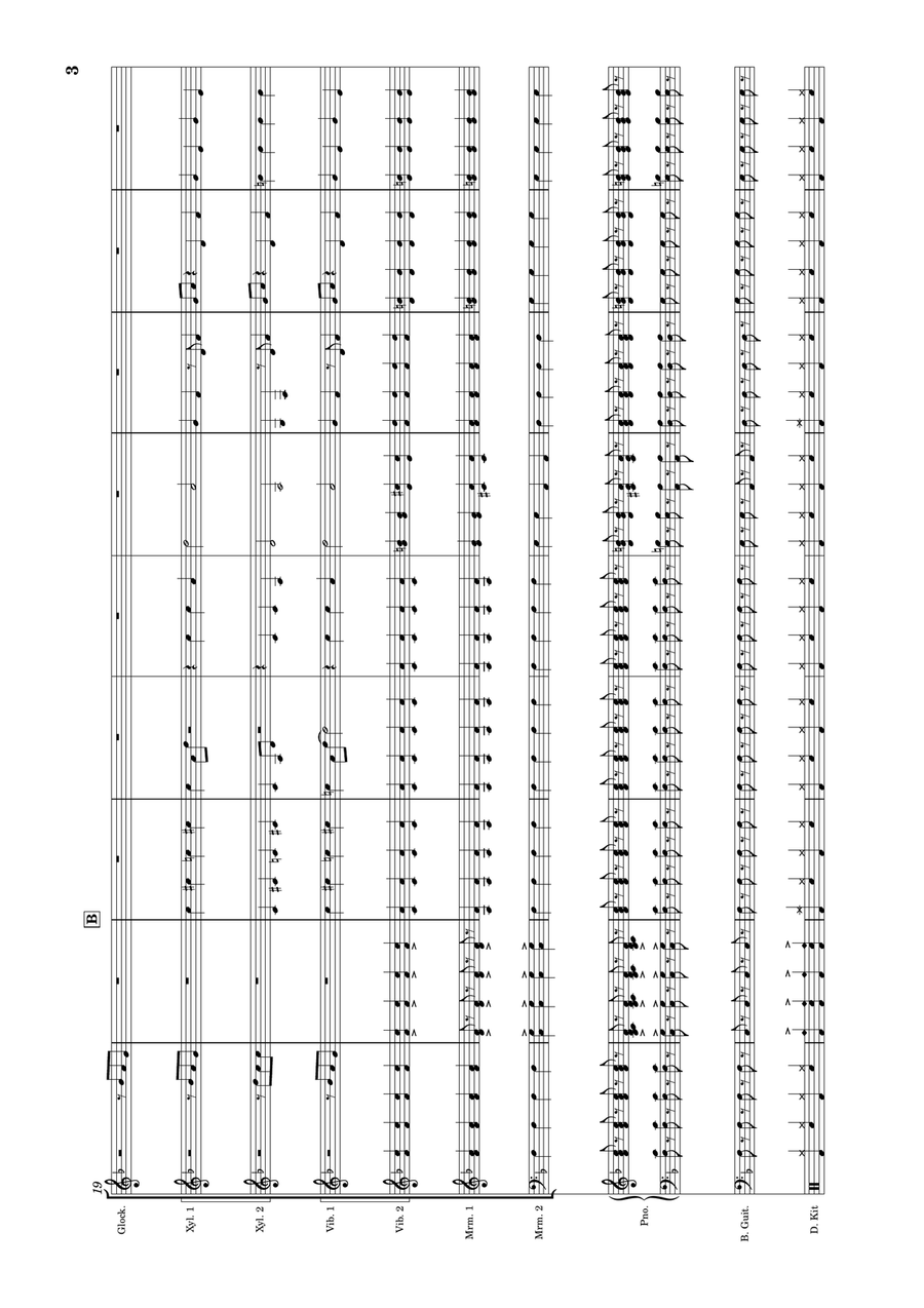 Mr. Blue Sky Mr. Blue Sky Percussion Ensemble scores gallery preview page 3