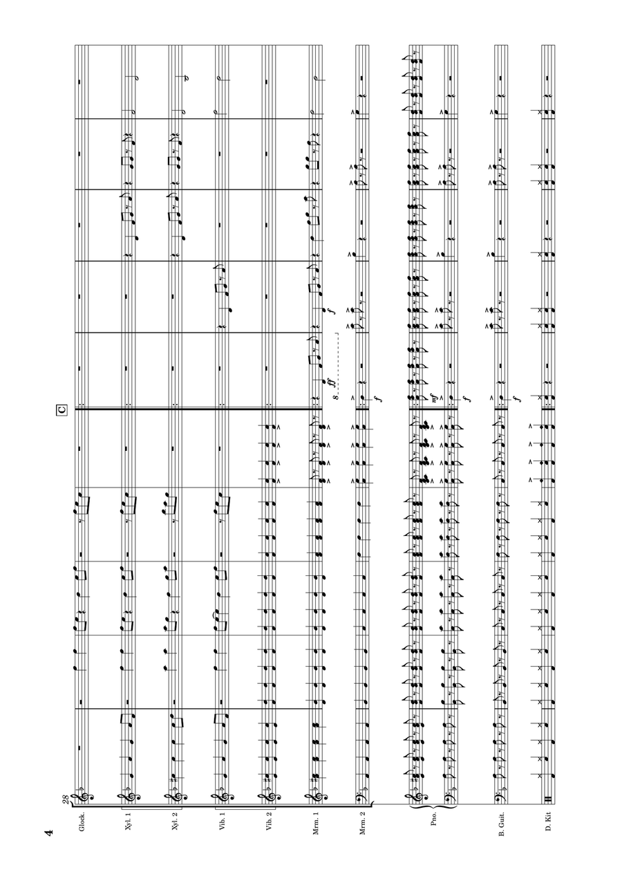 Mr. Blue Sky Mr. Blue Sky Percussion Ensemble scores gallery preview page 4
