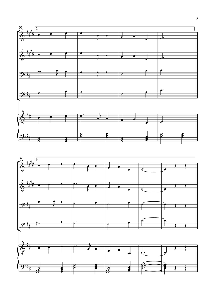 Great Is Thy Faithfulness Small Ensemble scores gallery preview page 3
