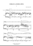 3 Urban Landscapes for cello and piano