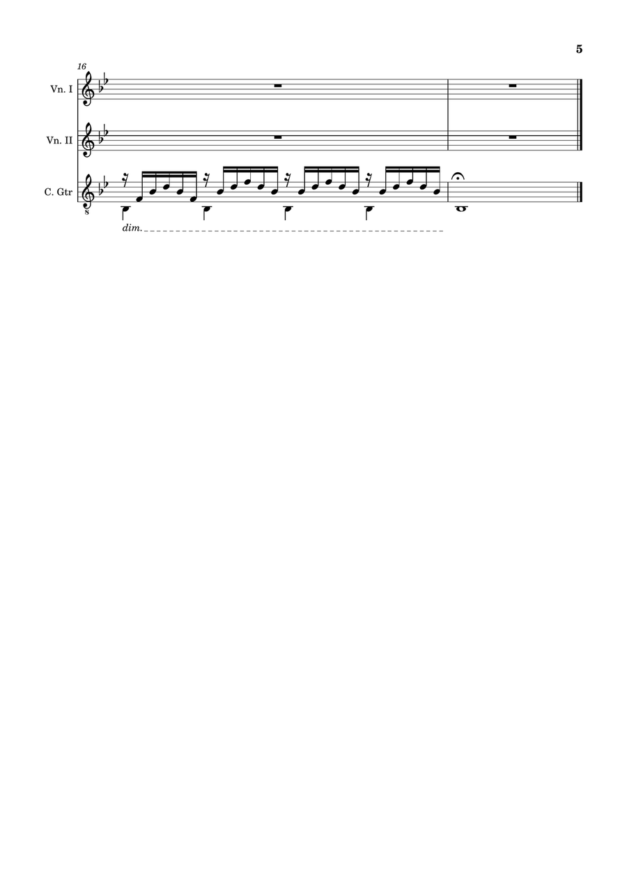 Ave Maria by F. Schubert – Violin Duet and Guitar. Score and Parts String Duet scores gallery preview page 5