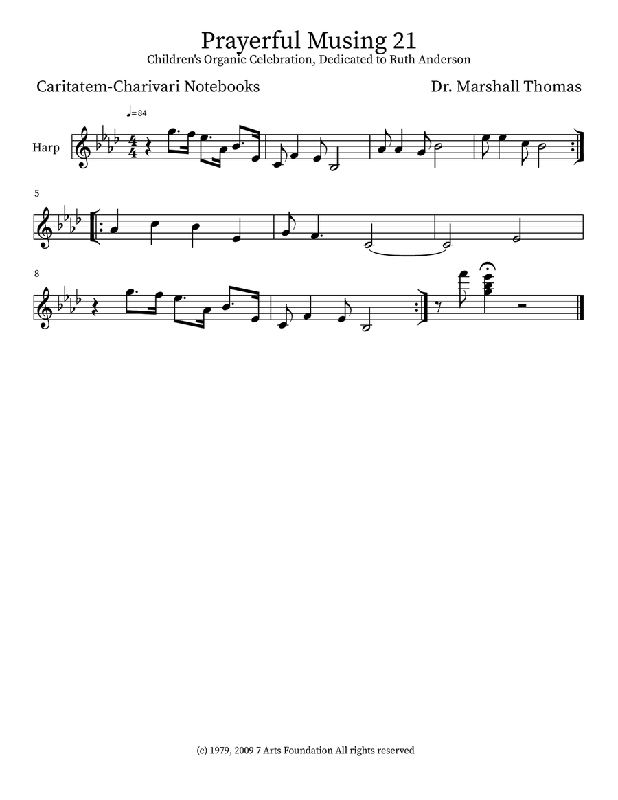 Prayerful Musing 21 Prayerful Musing 21 Small Ensemble scores gallery preview page 3
