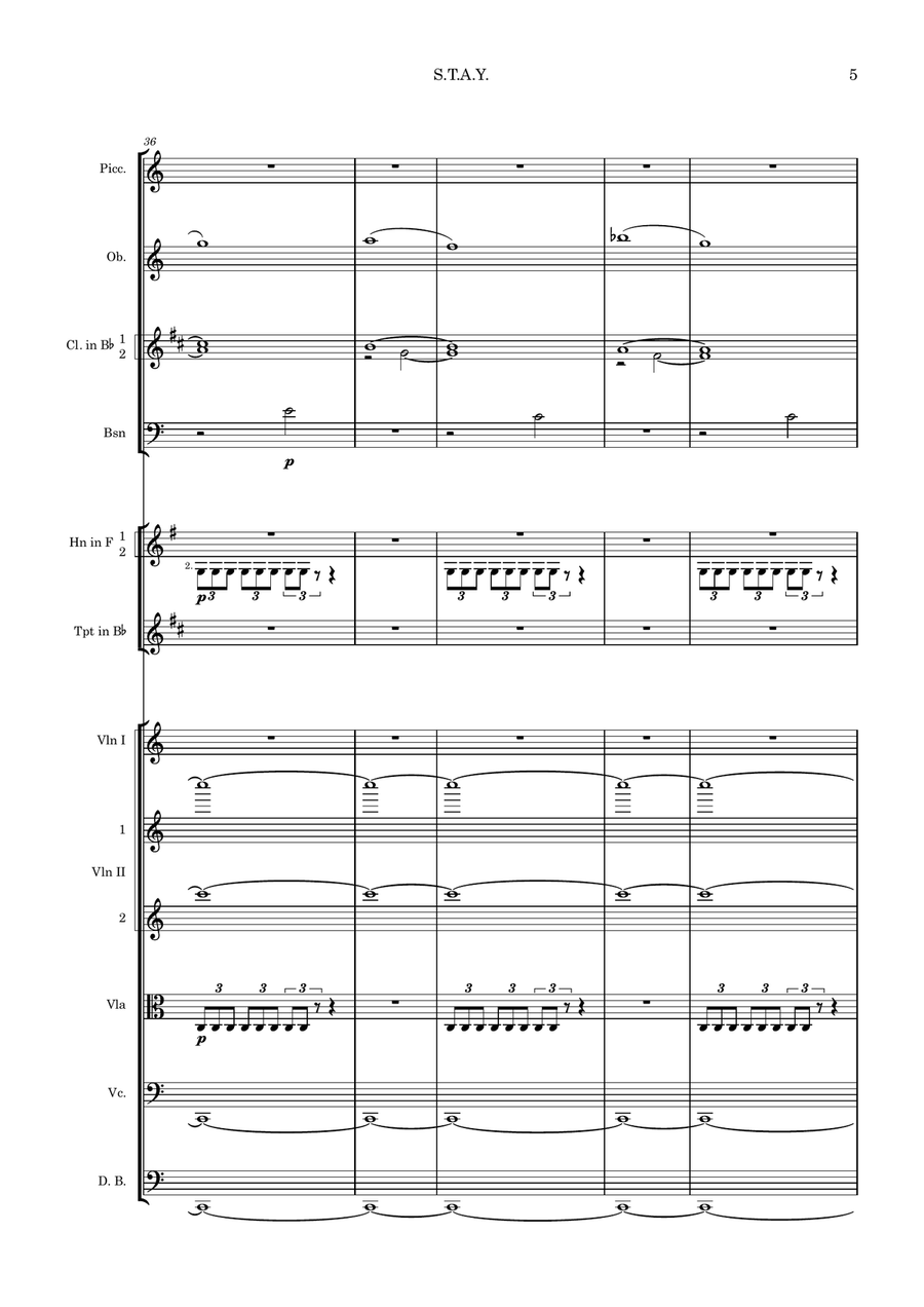 Interstellar - Score Only Chamber Orchestra scores gallery preview page 5