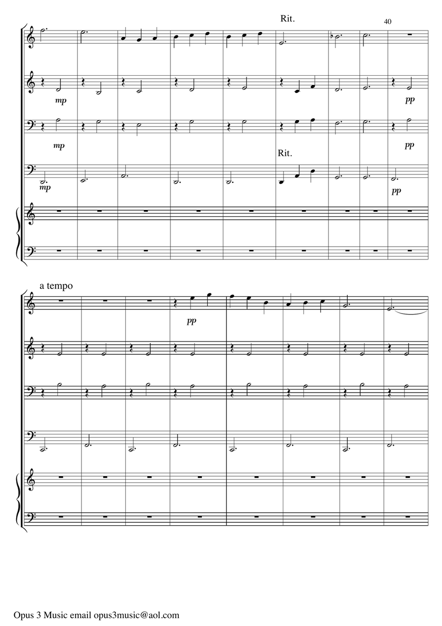 Gymnopedie No. 1 arranged for Flexible ensemble Concert Band scores gallery preview page 4