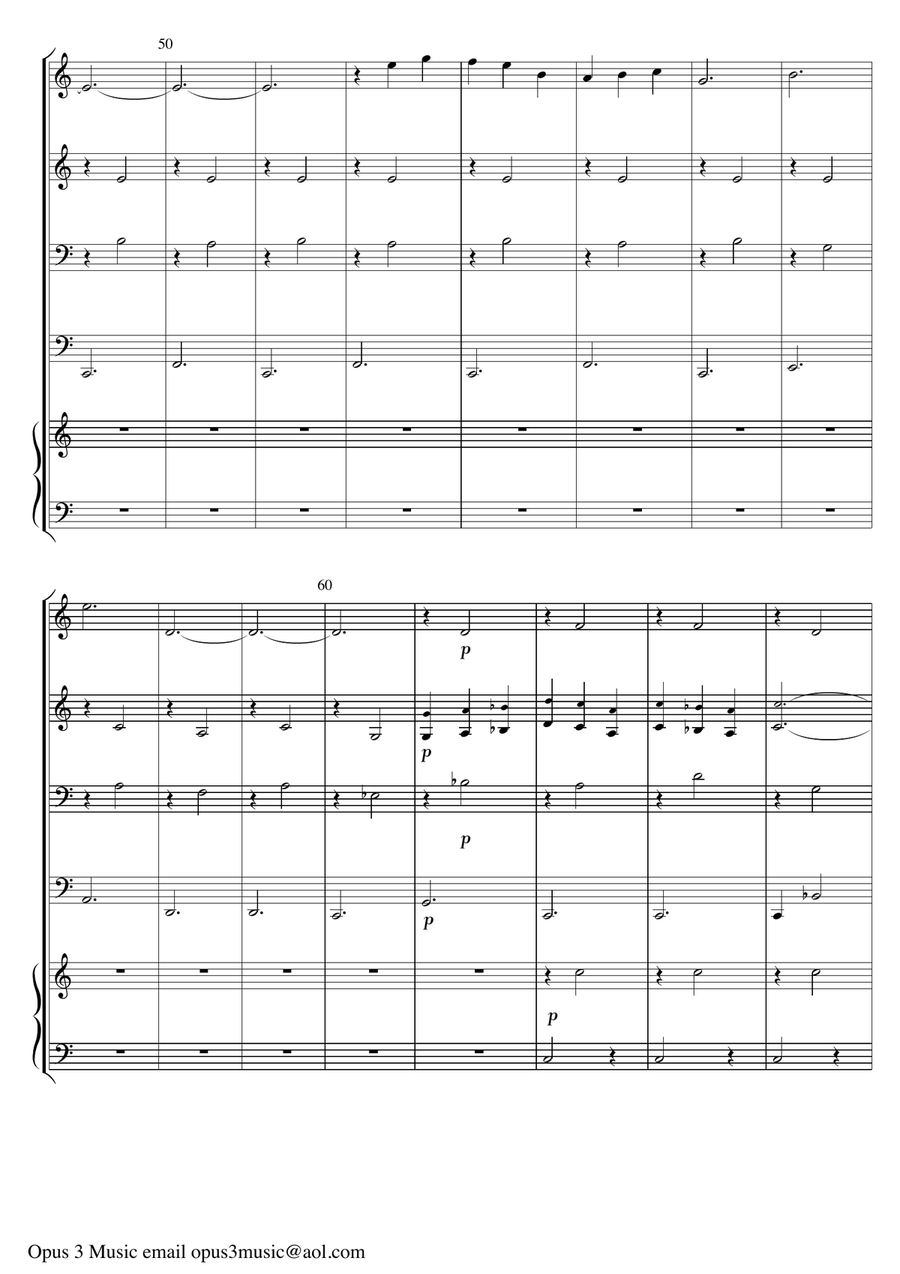 Gymnopedie No. 1 arranged for Flexible ensemble Concert Band scores gallery preview page 5