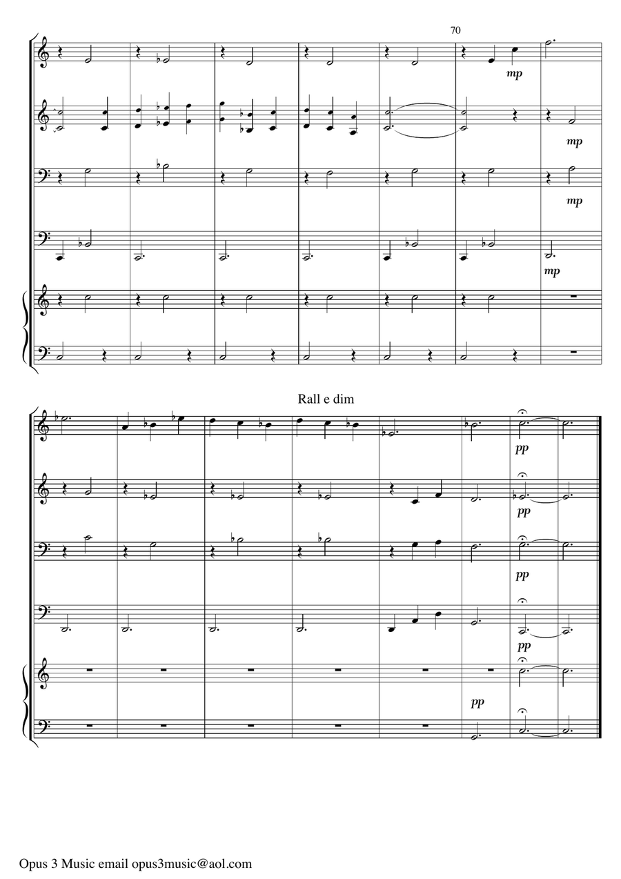 Gymnopedie No. 1 arranged for Flexible ensemble Concert Band scores gallery preview page 6