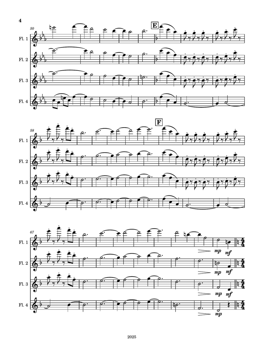 A Loverly Winter Day A Loverly Winter Day Woodwind Quartet scores gallery preview page 4