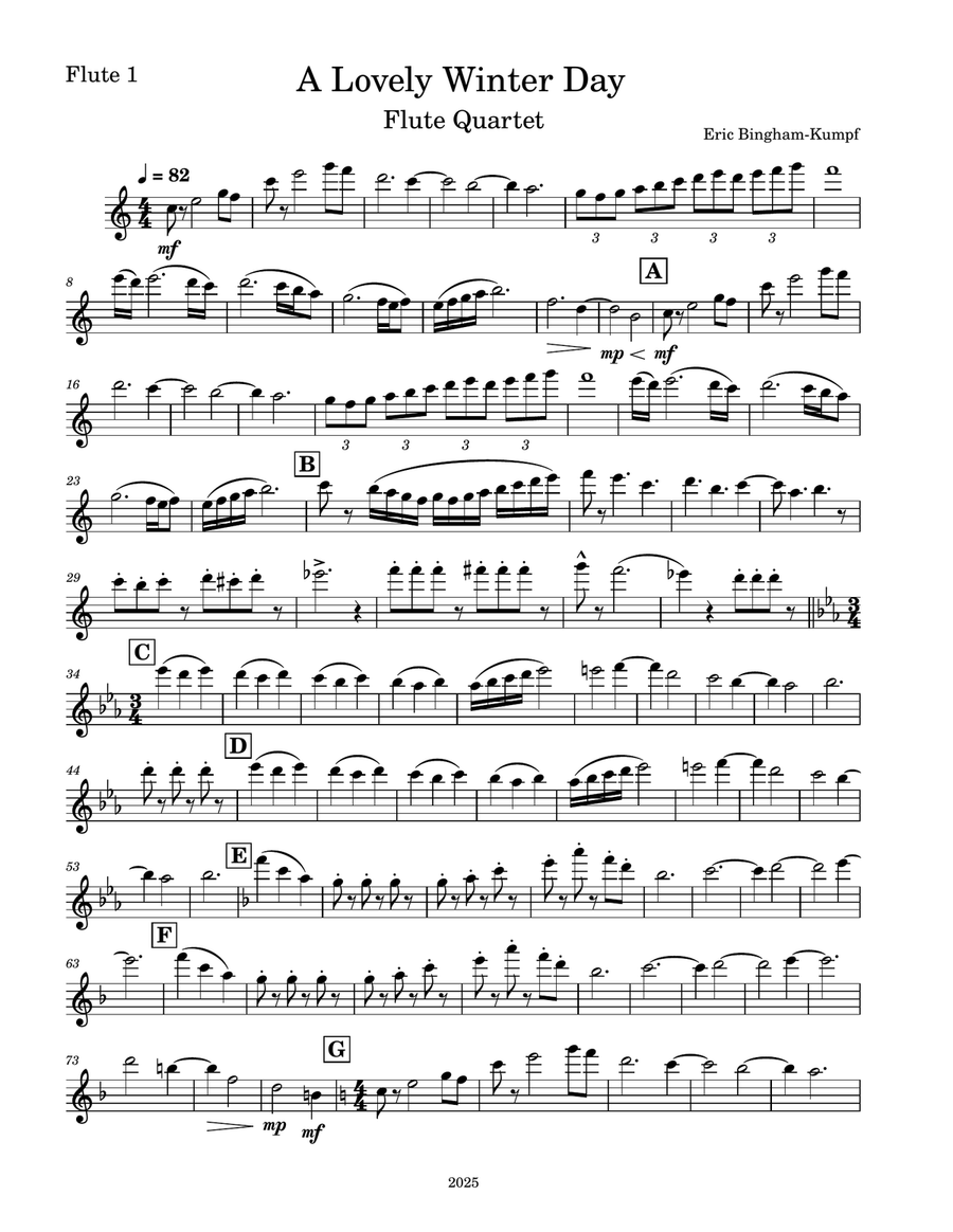 A Loverly Winter Day A Loverly Winter Day Woodwind Quartet scores gallery preview page 6