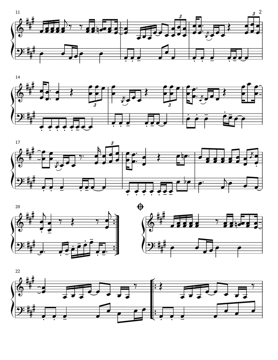 Three Little Birds Three Little Birds Piano scores gallery preview page 2
