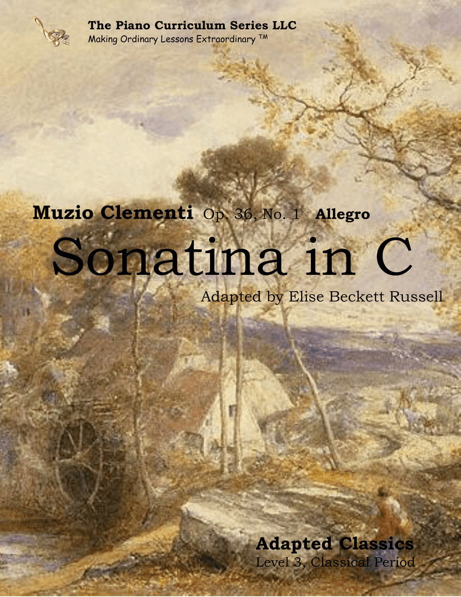 Sonatina in C Major, Op. 36 No. 1 Piano Method scores gallery preview page 1