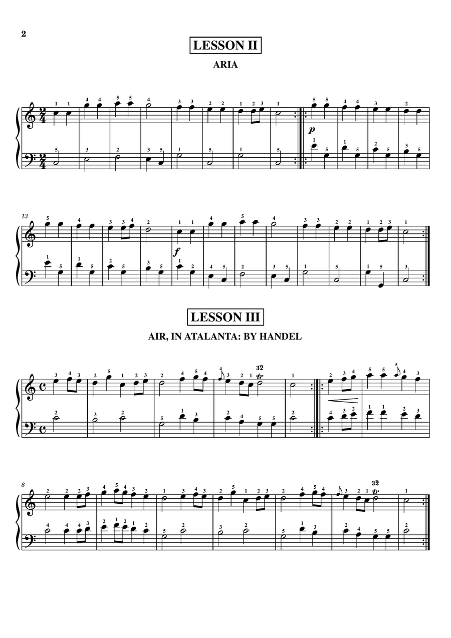 Clementi - Introduction to the Art of Playing the Pianoforte, Op.42 - Original With Fingering Comple Piano Solo scores gallery preview page 2