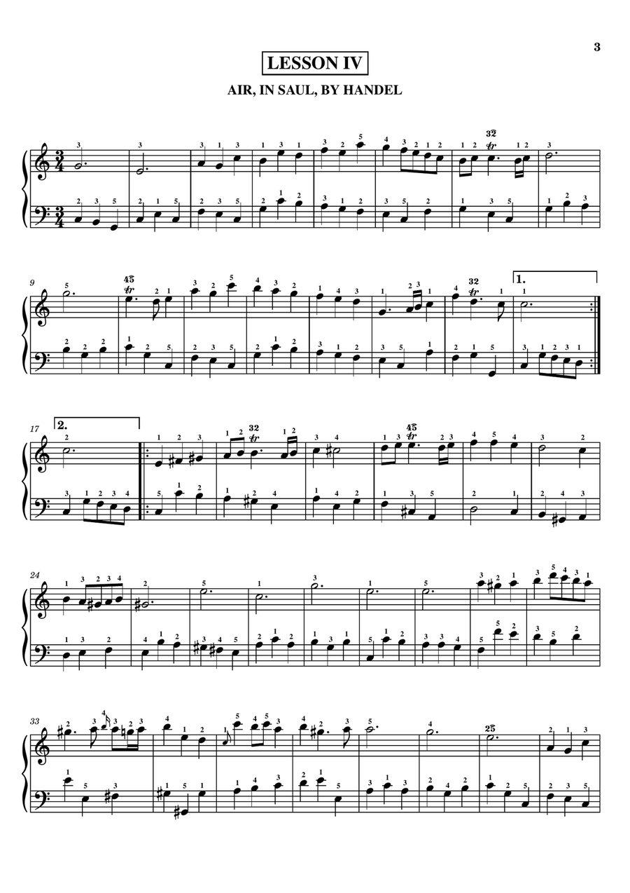 Clementi - Introduction to the Art of Playing the Pianoforte, Op.42 - Original With Fingering Comple Piano Solo scores gallery preview page 3