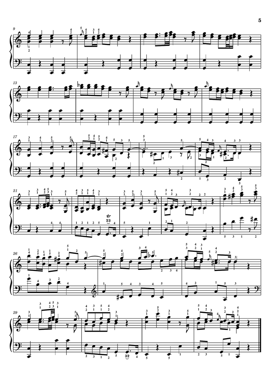 Clementi - Introduction to the Art of Playing the Pianoforte, Op.42 - Original With Fingering Comple Piano Solo scores gallery preview page 5