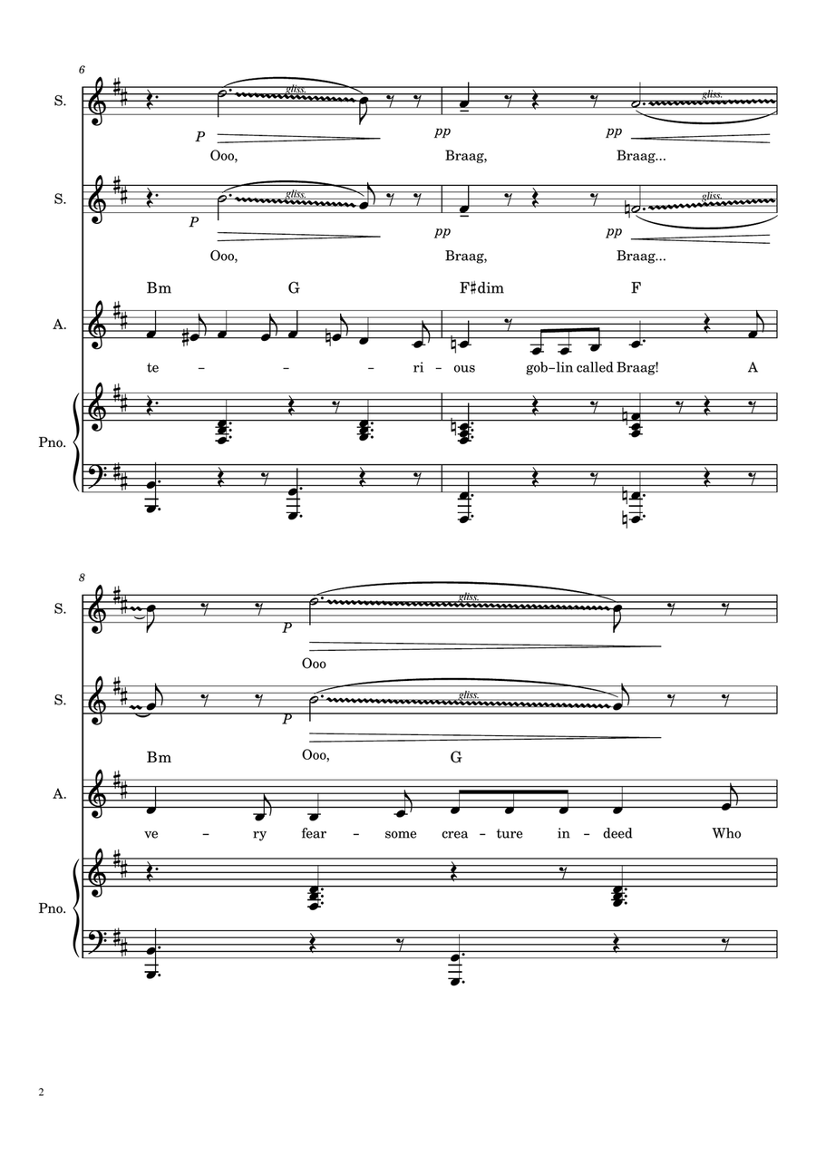 The Legend of Braag The Legend of Braag SSAA scores gallery preview page 2