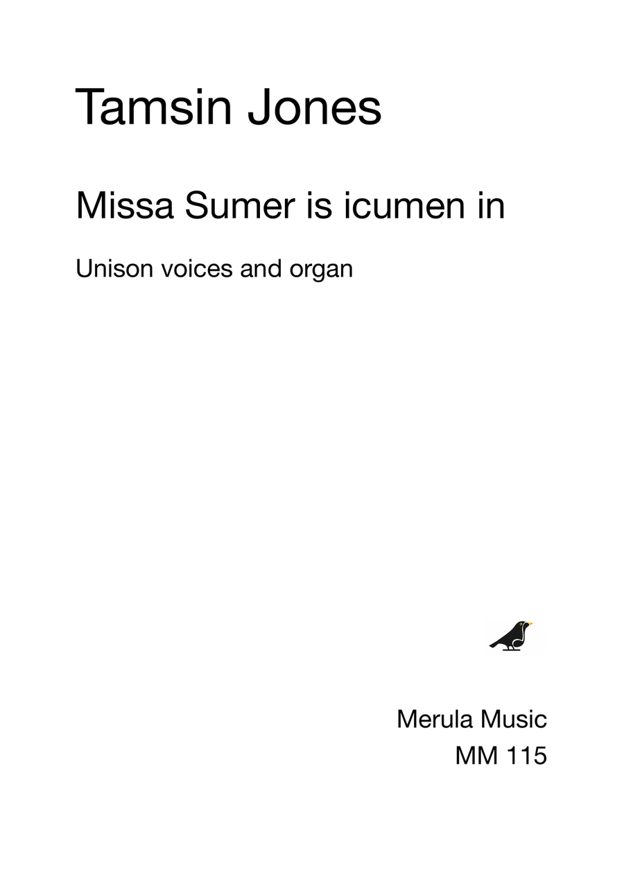 Missa Sumer is icumen in Missa Sumer is icumen in Unison Choir scores gallery preview page 1