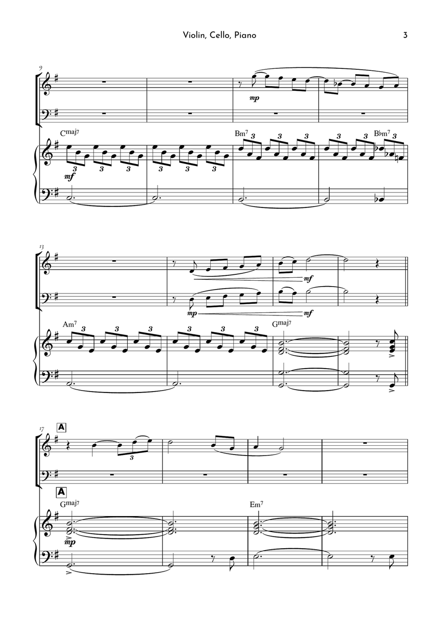 If I Ain't Got You If I Ain't Got You Piano Trio scores gallery preview page 3
