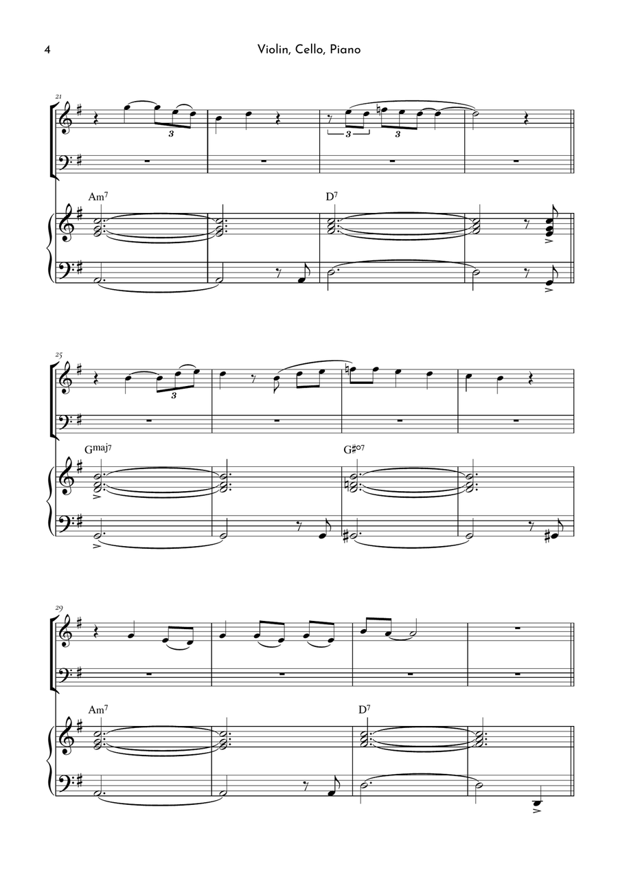 If I Ain't Got You If I Ain't Got You Piano Trio scores gallery preview page 4