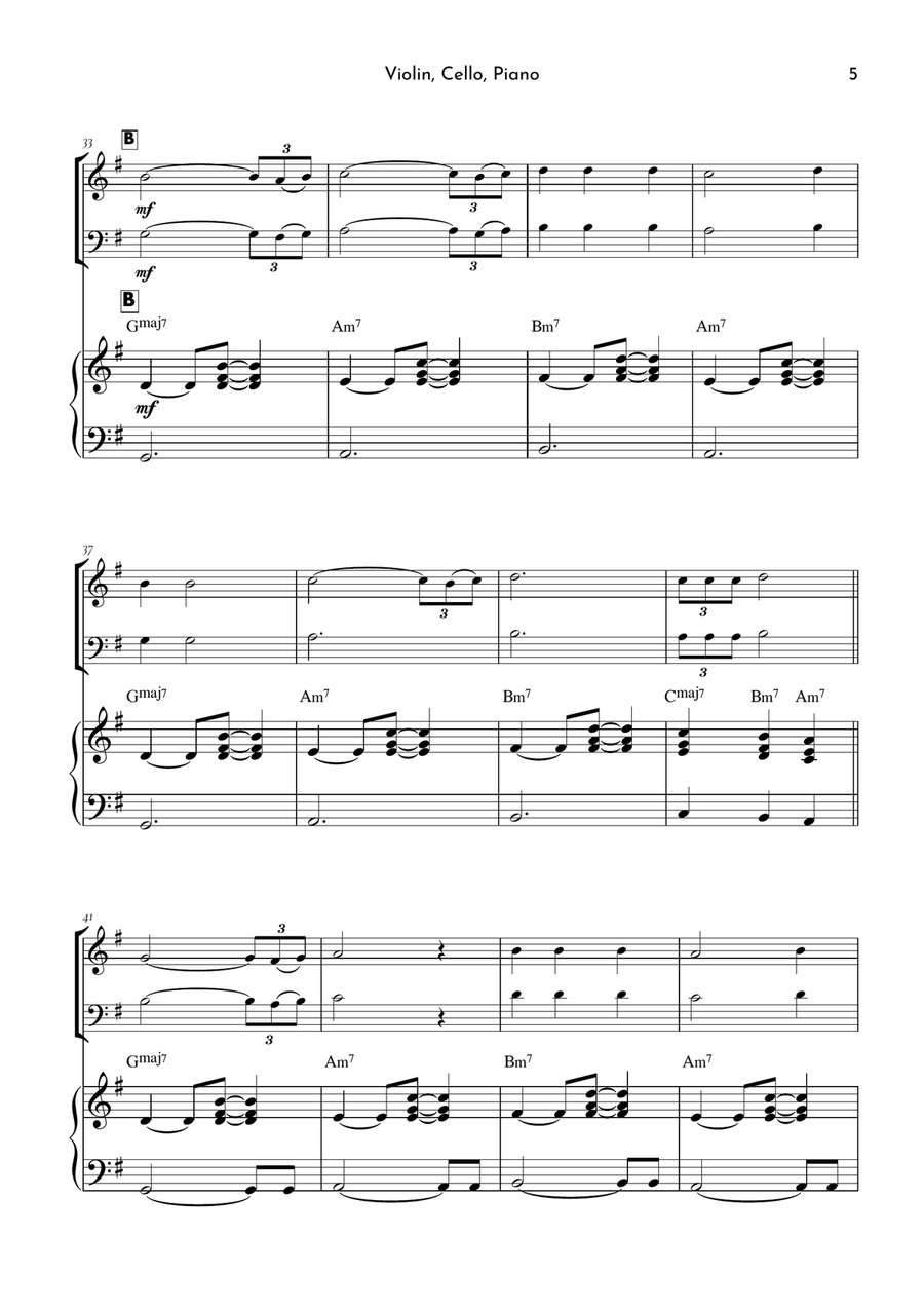 If I Ain't Got You If I Ain't Got You Piano Trio scores gallery preview page 5