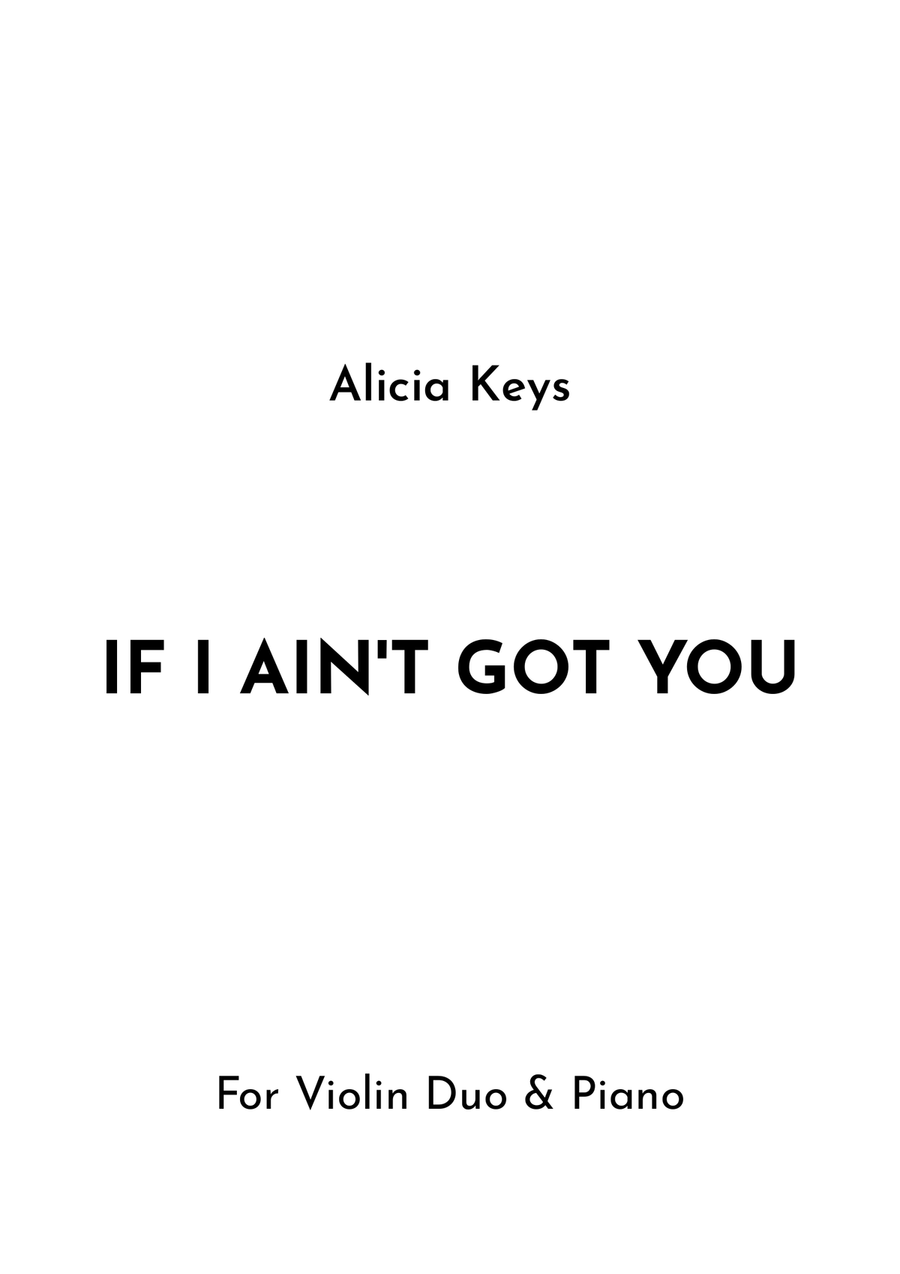 If I Ain't Got You If I Ain't Got You String Duet scores gallery preview page 1
