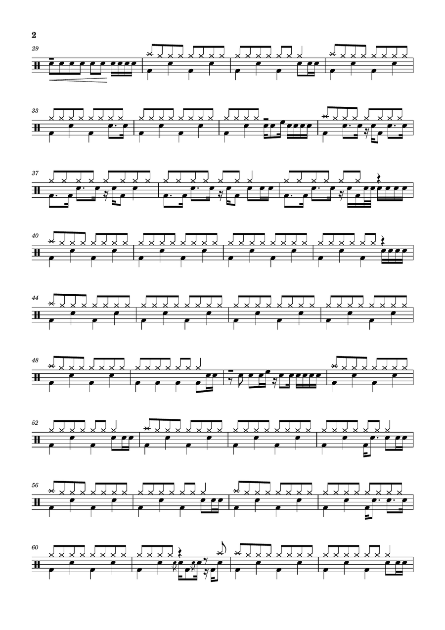 Joyride Joyride Drum Set scores gallery preview page 2